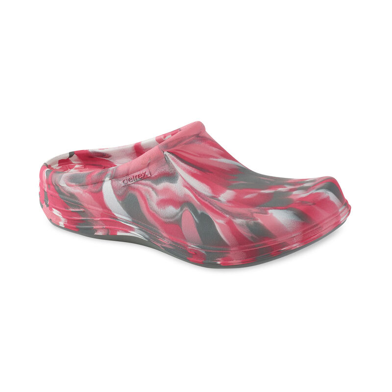 Aetrex Womens Bondi Orthotics Clogs Pink Camo - AZWBCpS1s